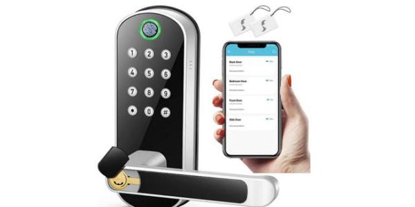 Sifely Keyless Entry Door Lock allows access to your home with fingerprint, code, fob and app.